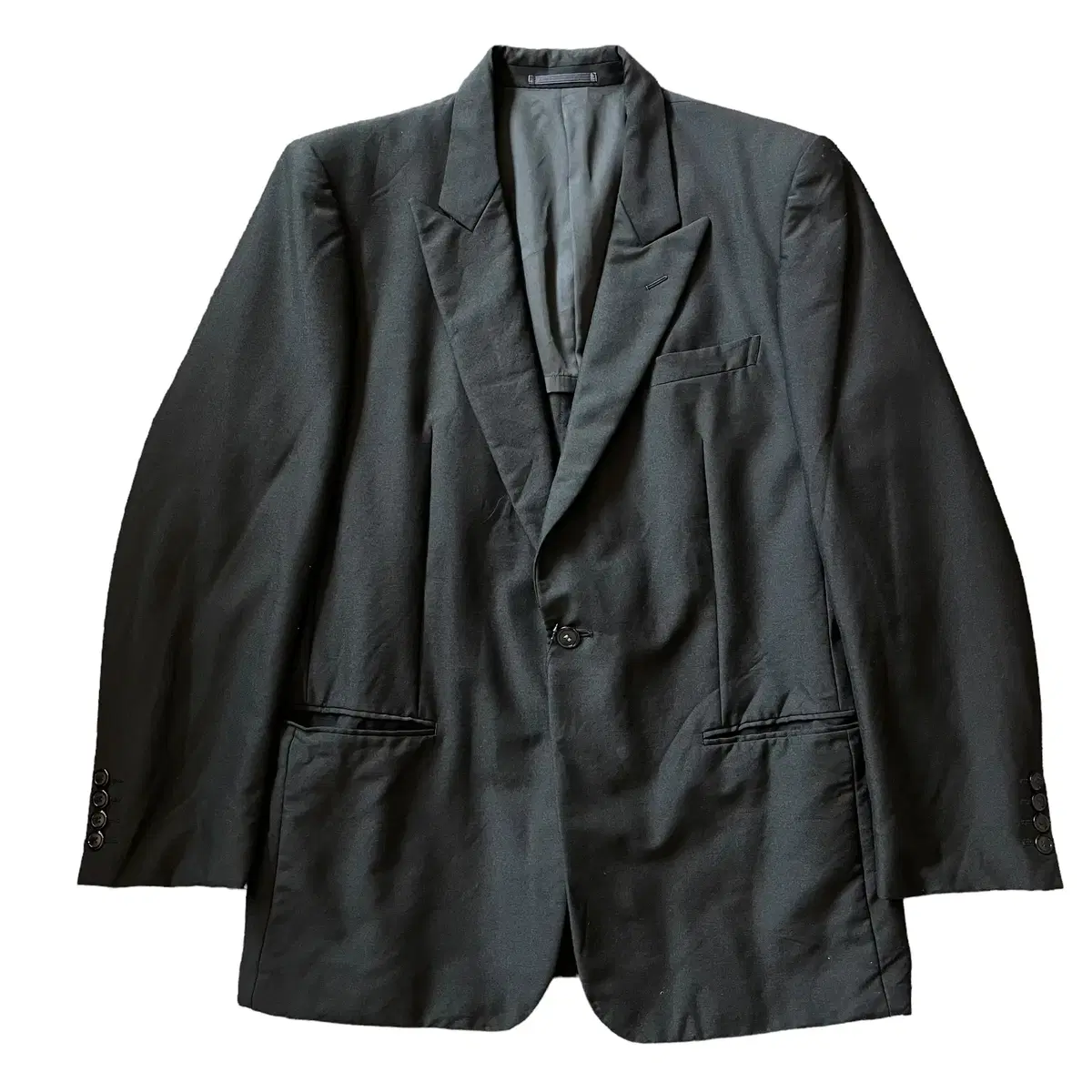 Yves Saint Laurent Black wool blazer suit jacket