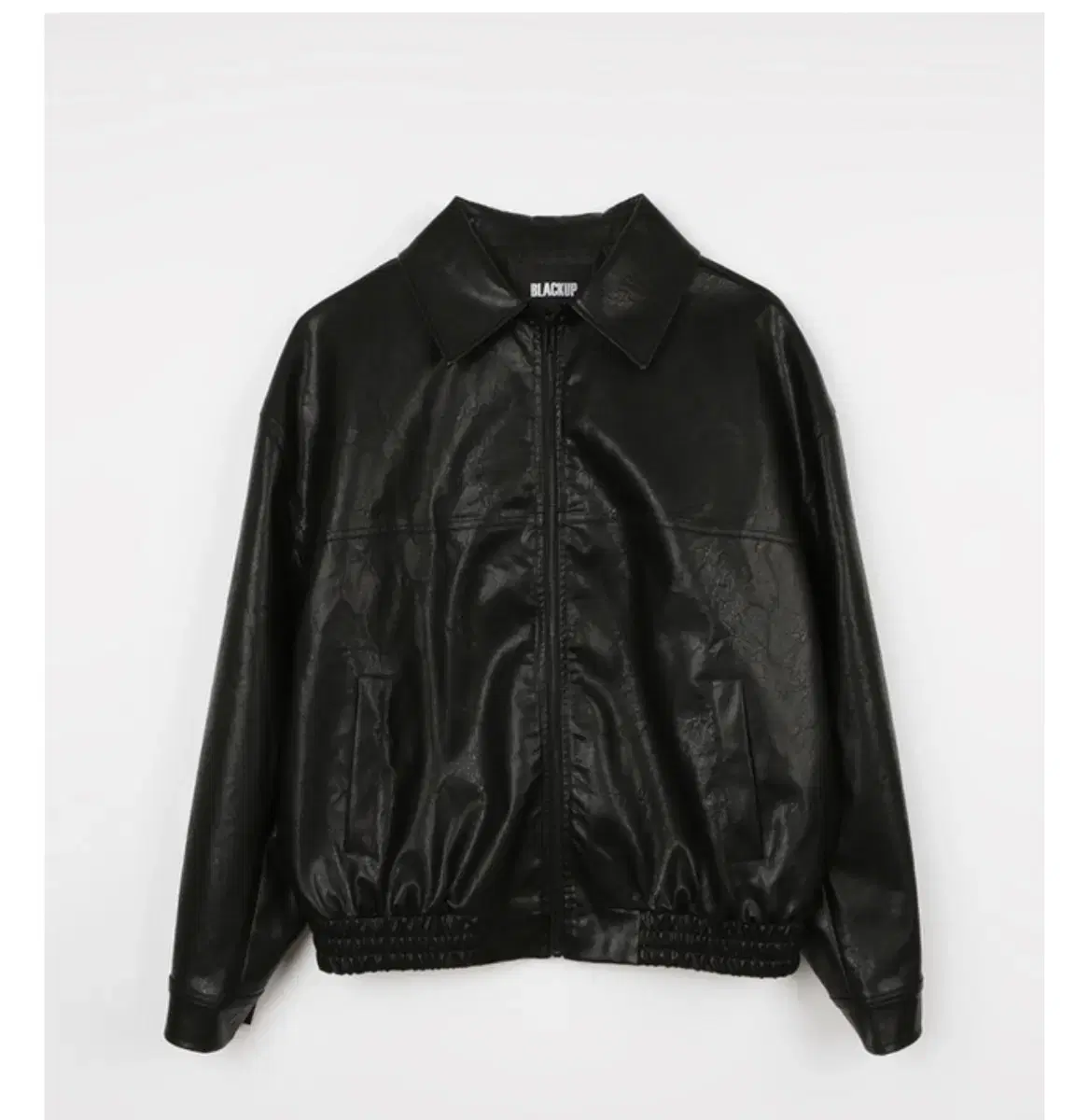 Blacked-up Leather Jacket