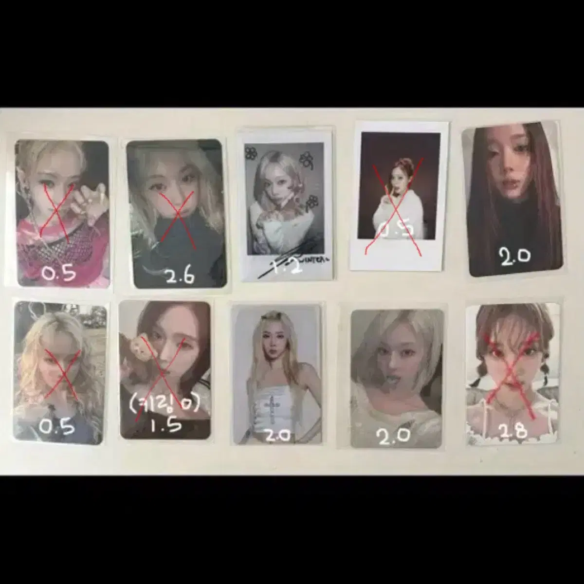 Winter photocard wts sell aespa Shems makestar birthday Sankka Jiksik doll