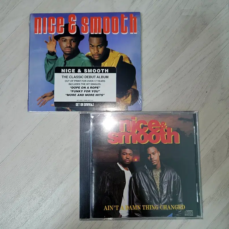 CD - Nice & Smooth - 1,2집 미국반 미개봉 세트