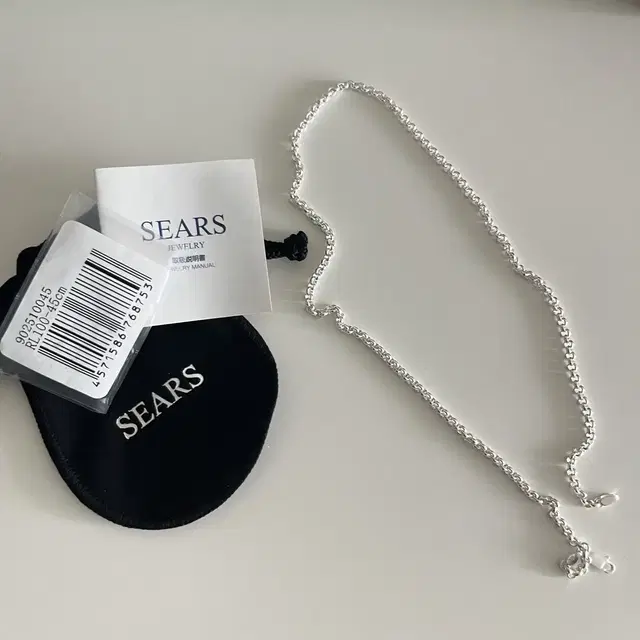 sears 시어스 롤 체인 목걸이 sv925 45cm