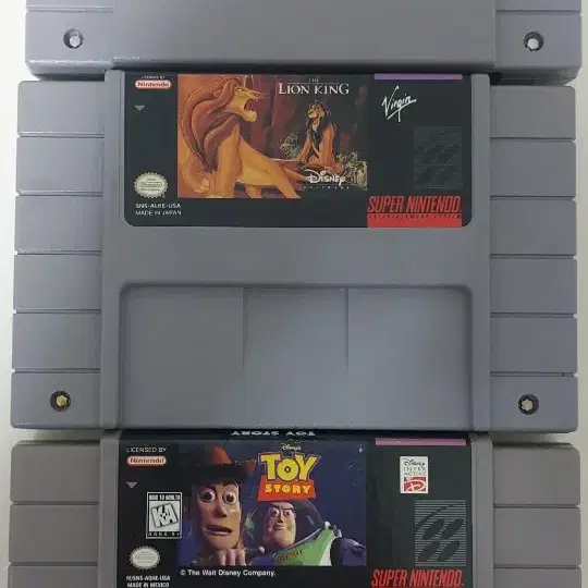 SNES 북미판 슈퍼패미컴 게임팩 AV케이블 게임패드