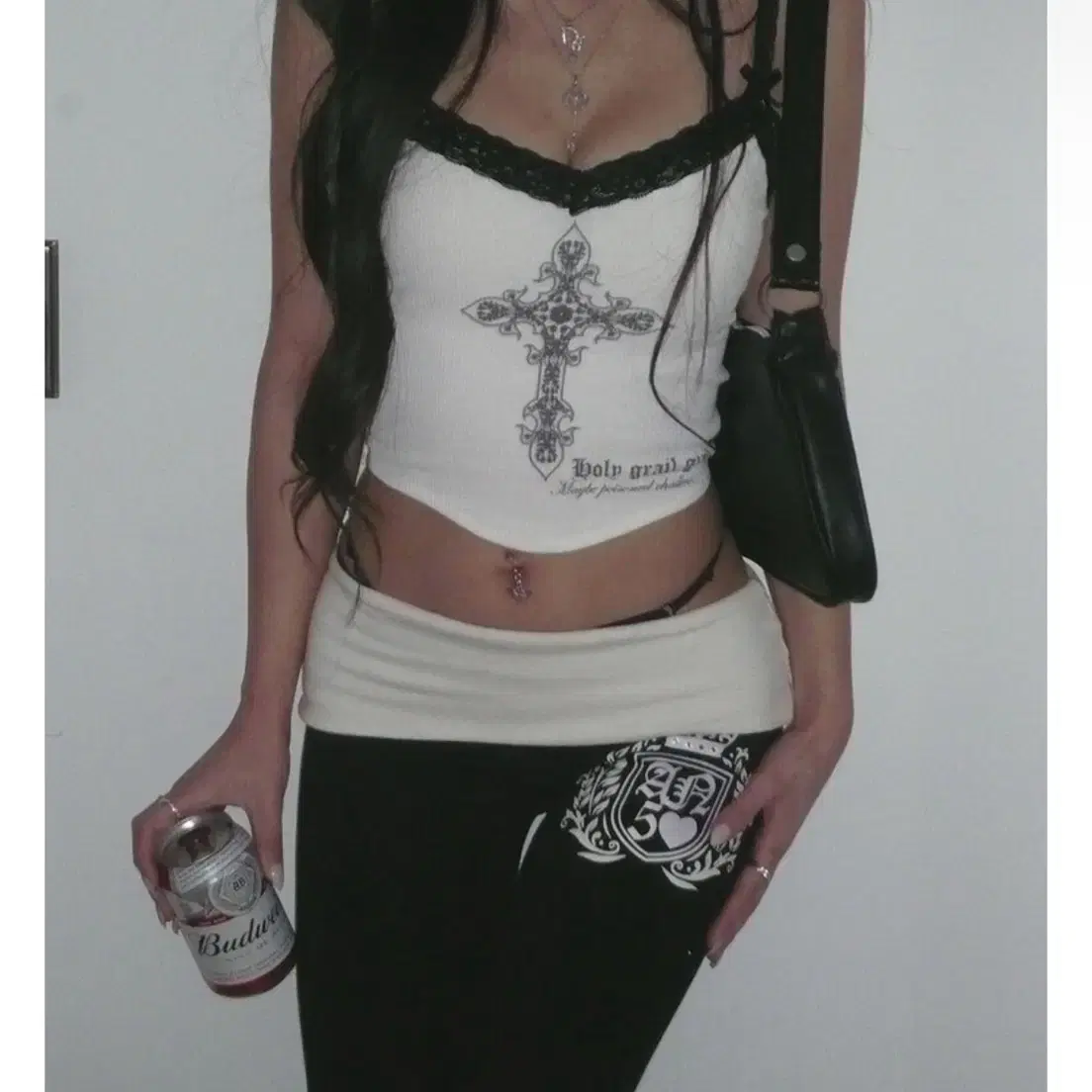 NEW] Angel Number 555 Bootcut Folded Pants #엔젤넘버555,#오도어