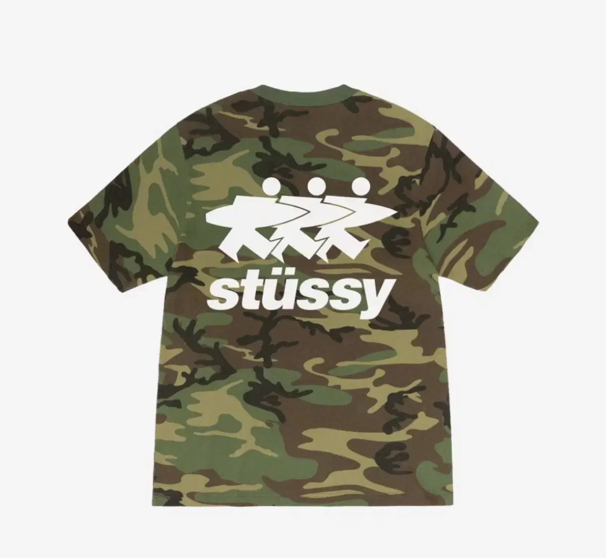 L XL Stussy Surfwalk Tee Camo Short Sleeve Tee Sell New