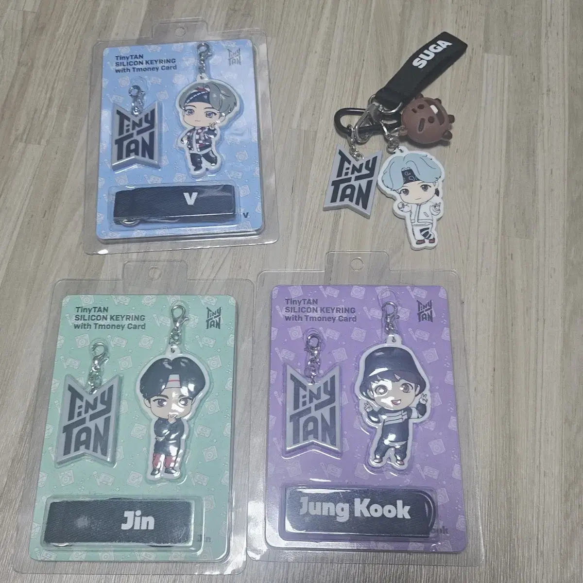 bts limited edition t머니 keyring jungkook suga v jin