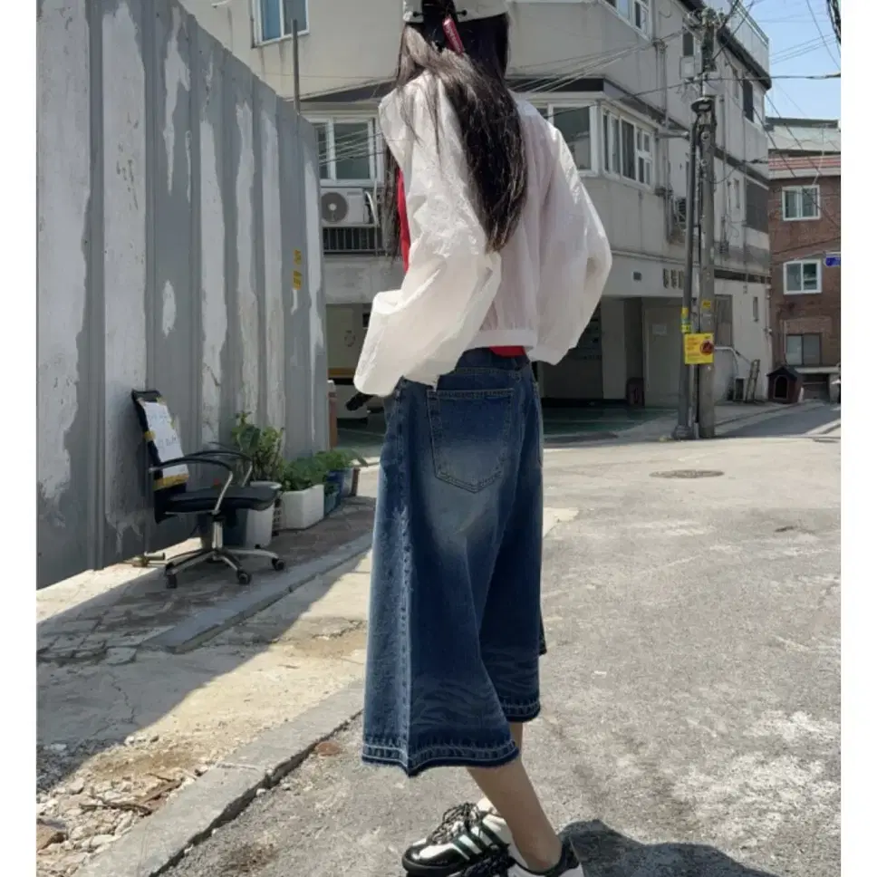 서울베이스드 WAVE BERMUDA PANTS BLUE S