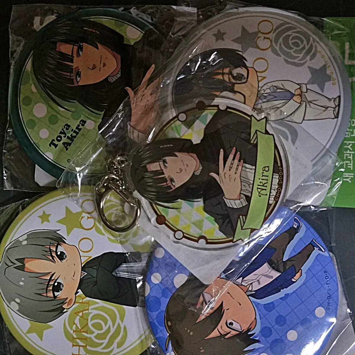 Hikaru's Go Ghost Go King Can Badge keyring acrylic Merchandise