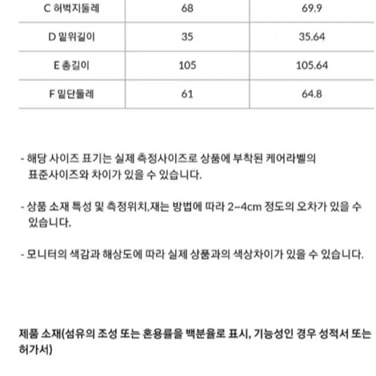 주크 zooc 모델 착장 그대로 판매