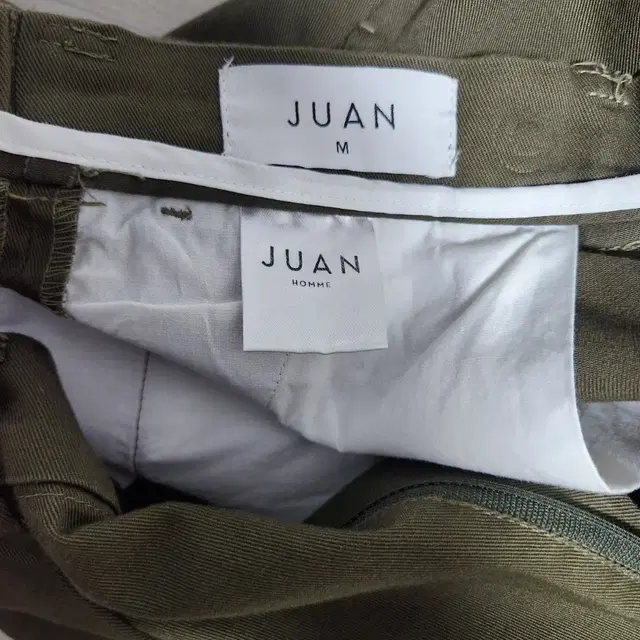 주앙옴므 REVERSE PLEATED CARGO PANTS (KHAKI)