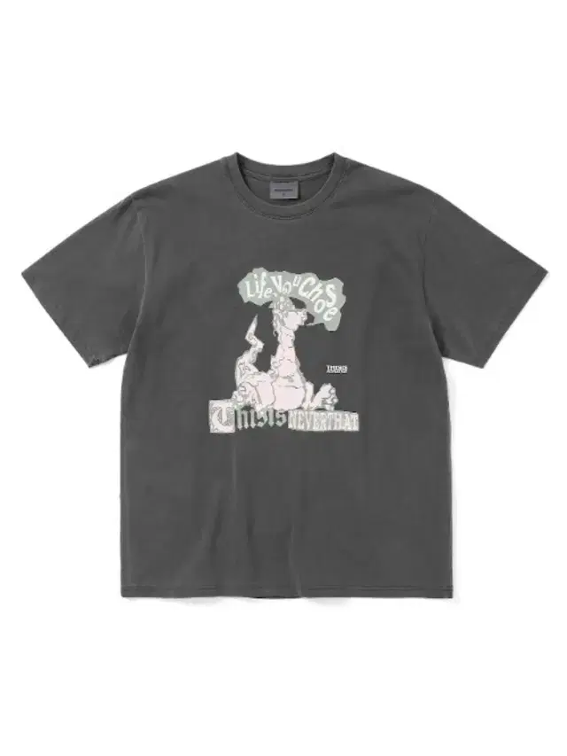 디스이즈네버댓 올드 드래곤 반팔티 Old Dragon Tee (Charc