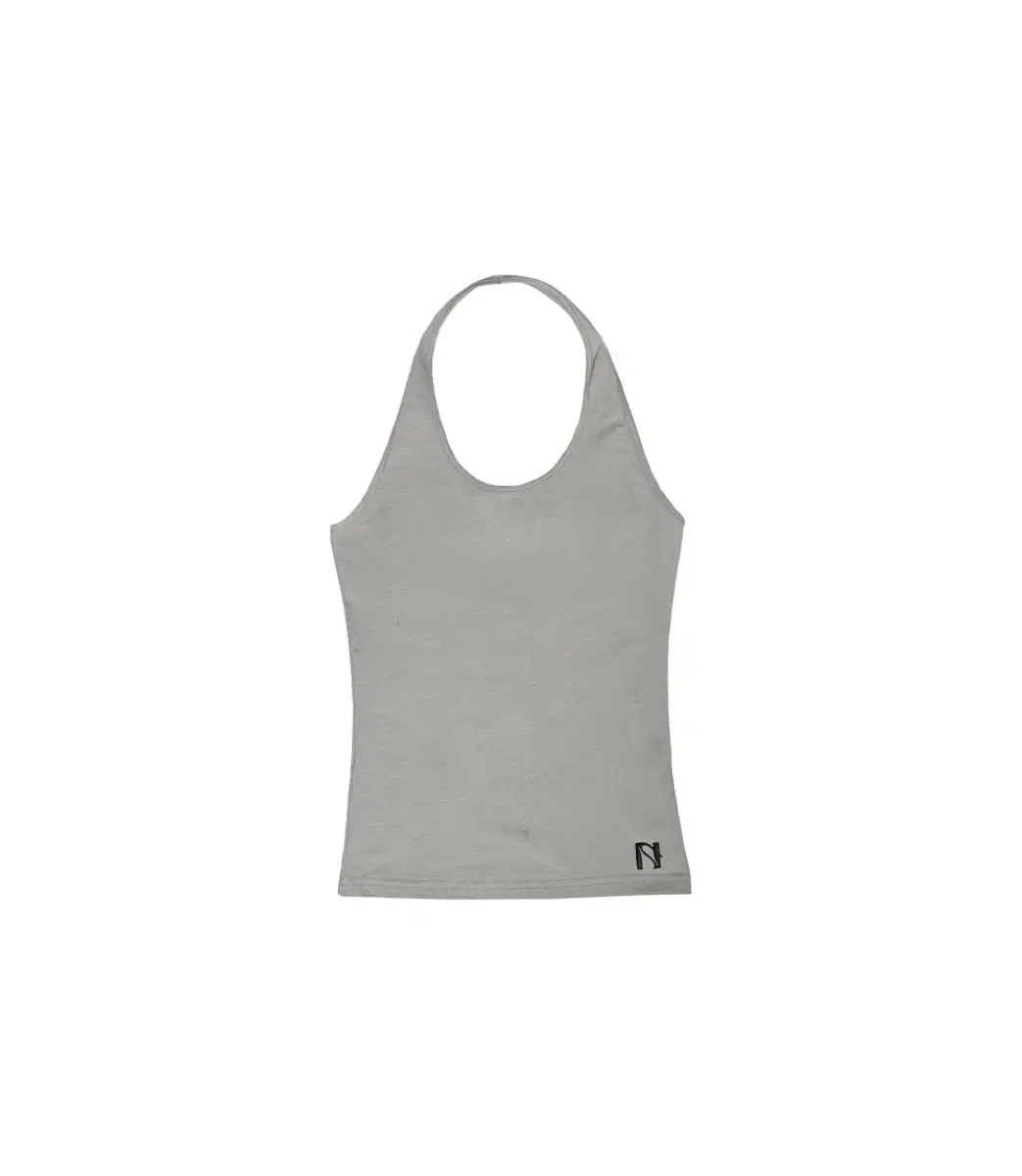 뉴얼린 embroidery sleeveless halter top