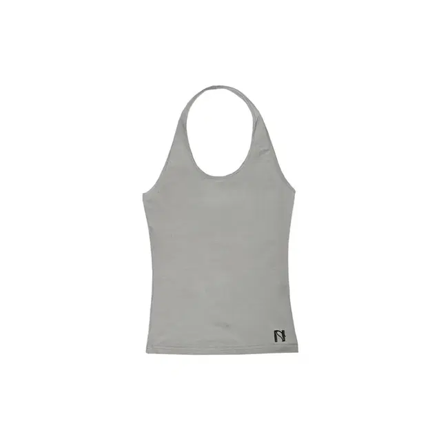 뉴얼린 embroidery sleeveless halter top