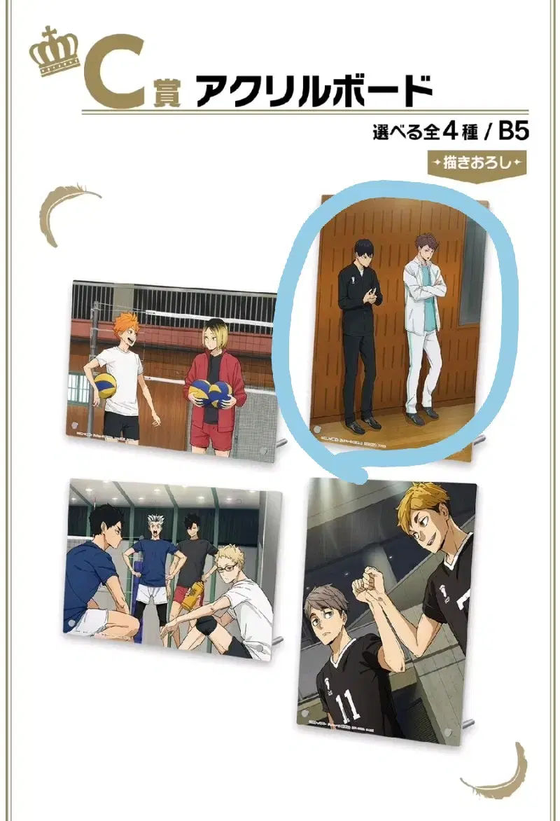 Haikyuu 10th Anniversary First Lottery C Prize to be sold