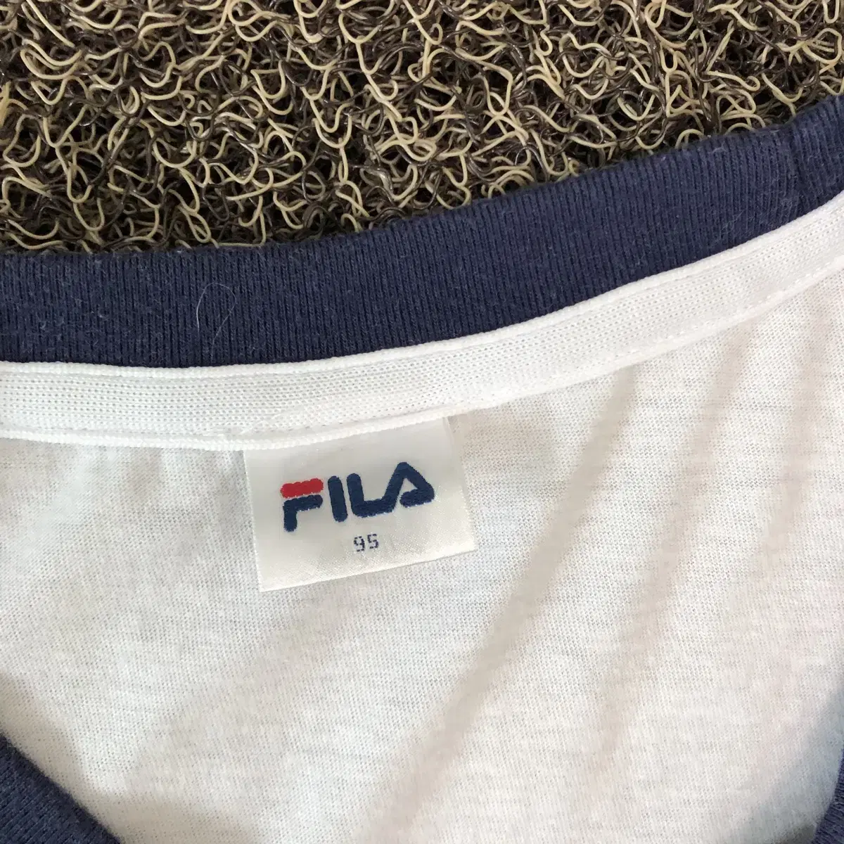 FILA 휠라 반팔 티셔츠 화이트 95(M)