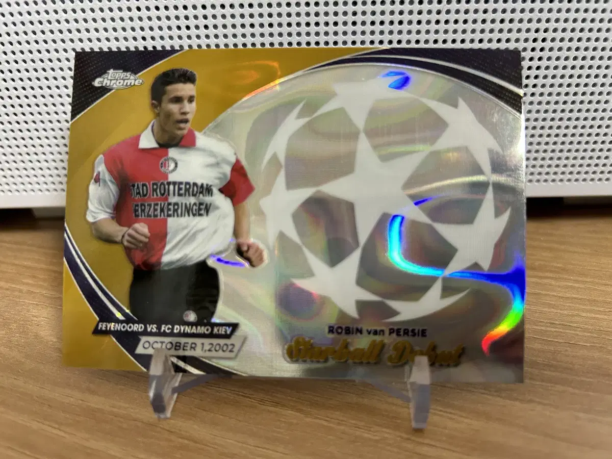 24 Tops Chrome UEFA Starball Robin vahn Persi Goldlava SP