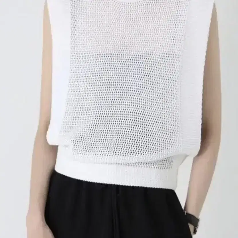 트리밍버드 knit set-up vest [ Ivory ]