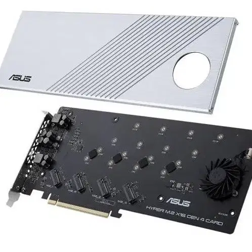 ASUS 하이퍼 M.2  X16  4세대  PCIe  NVMe 카드