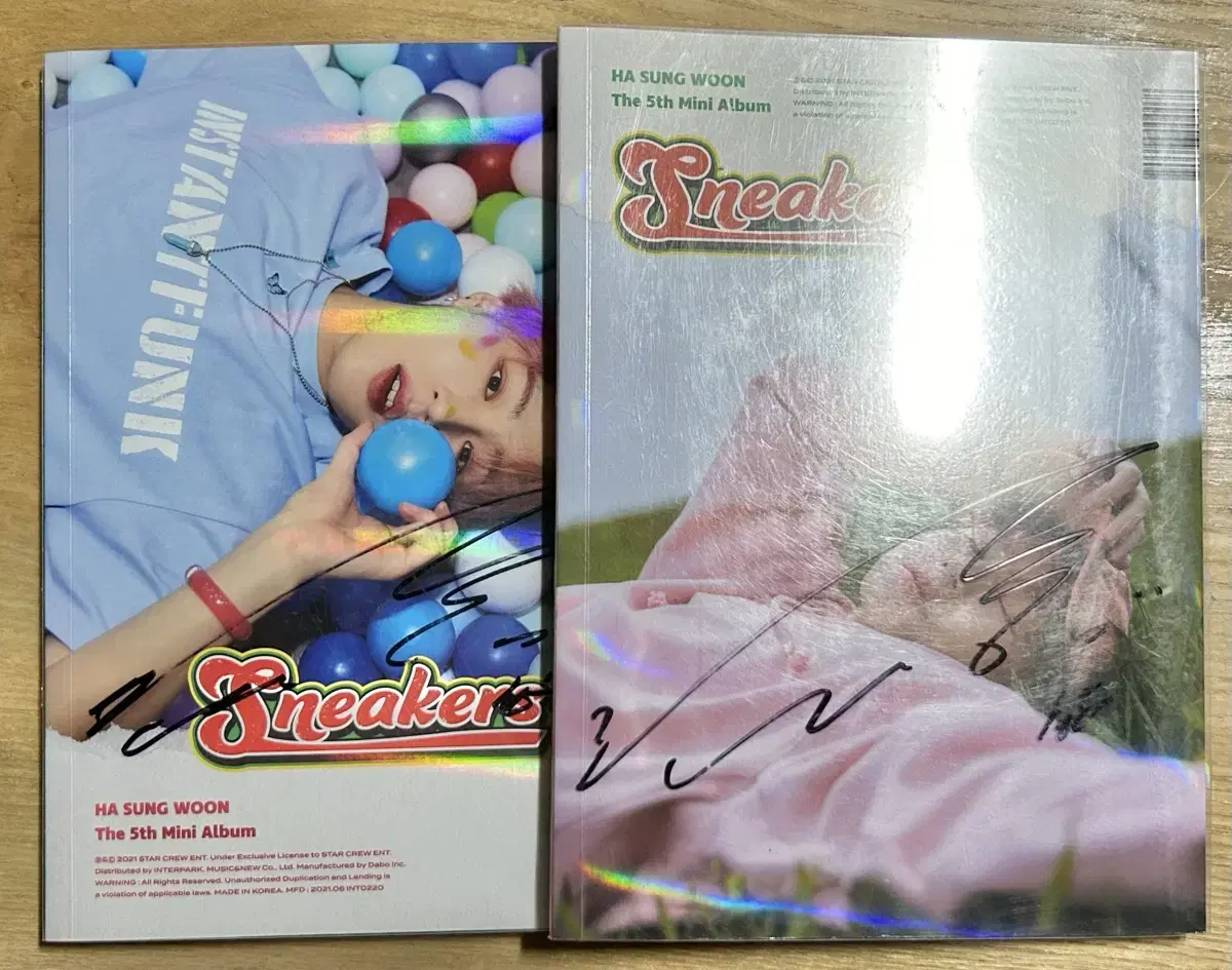 Sungwoon Ha Bimae Signed Album