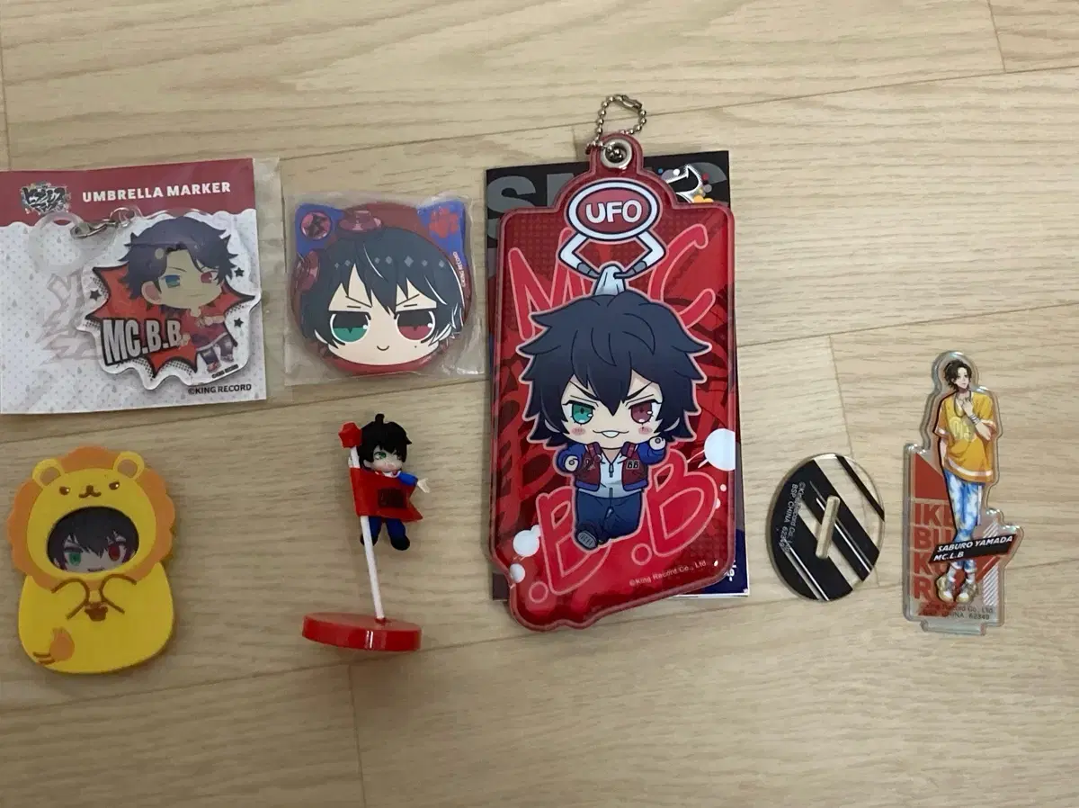 Hippomy Buburo Ichiro and Saburo Sets acrylic Badge keyring Miscellaneous