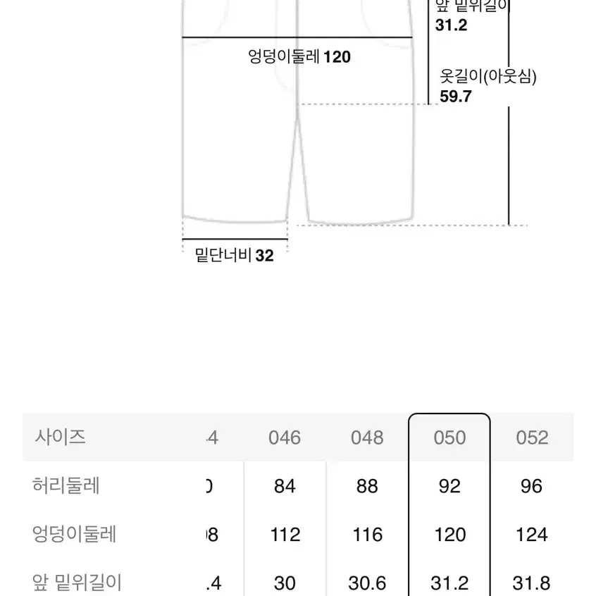 준지 24ss 데님 워시드 쇼츠 - 그레이 50사이즈