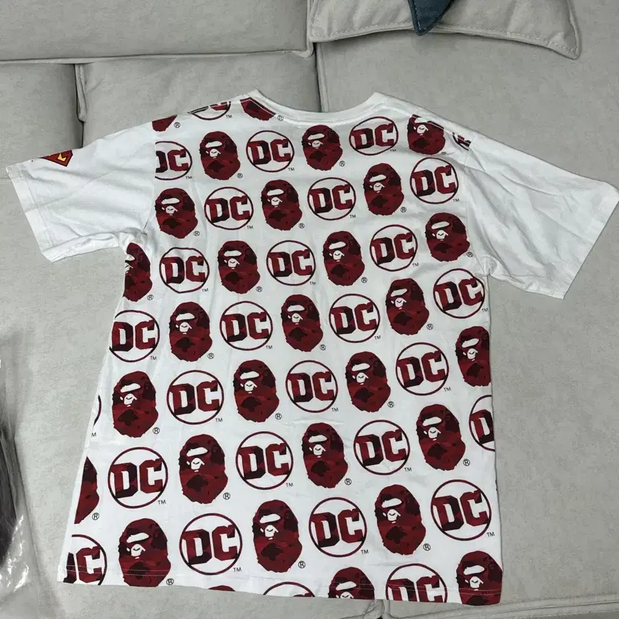 BAPE 베이프 DC 슈퍼맨 티셔츠 L (희귀)