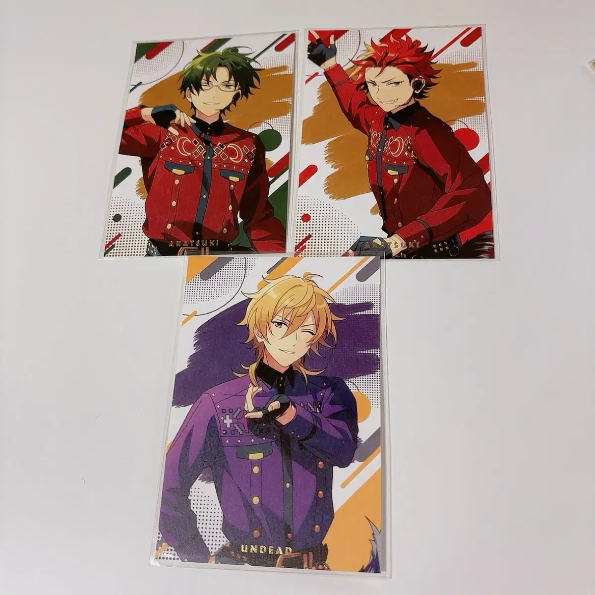 Angsta Hasumi Keito, Kiryu Kuro, Hakaze Kaoru 6th Anniversary postcard 3 pieces