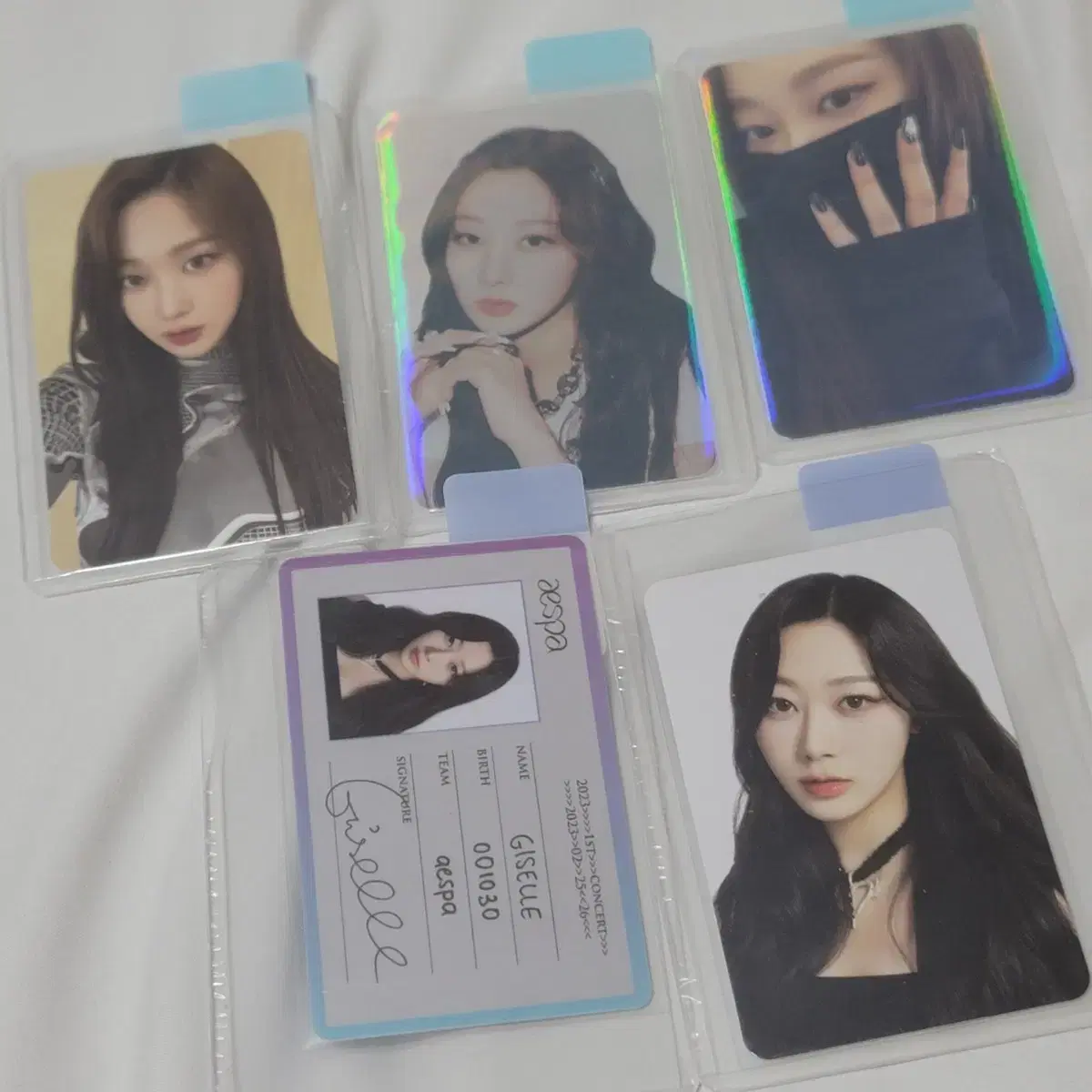 aespa giselle photocard photocard bulk