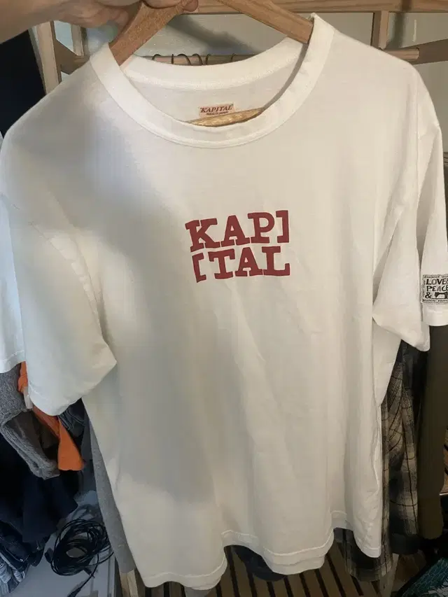 캐피탈 티셔츠 kapital rookie crewneck t shirt