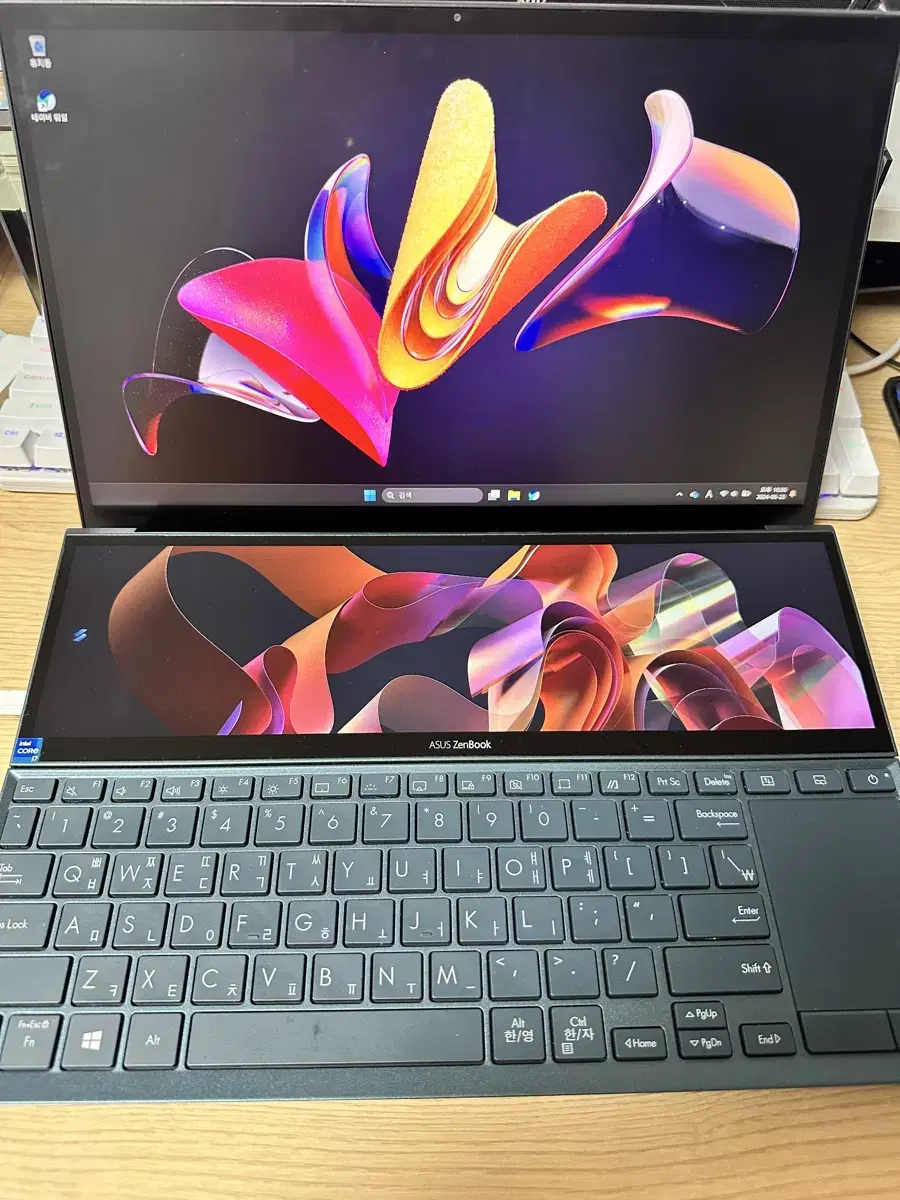 터치 노트북 asus zenbook duo 젠북 듀오 1tb