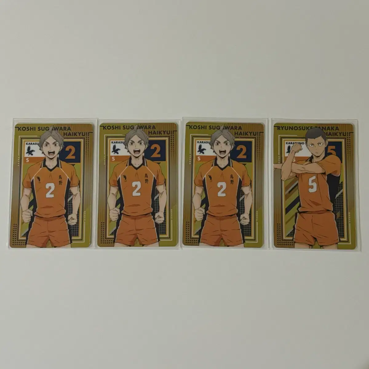 Haikyuu Metal Card bulk Suga,Tanaka