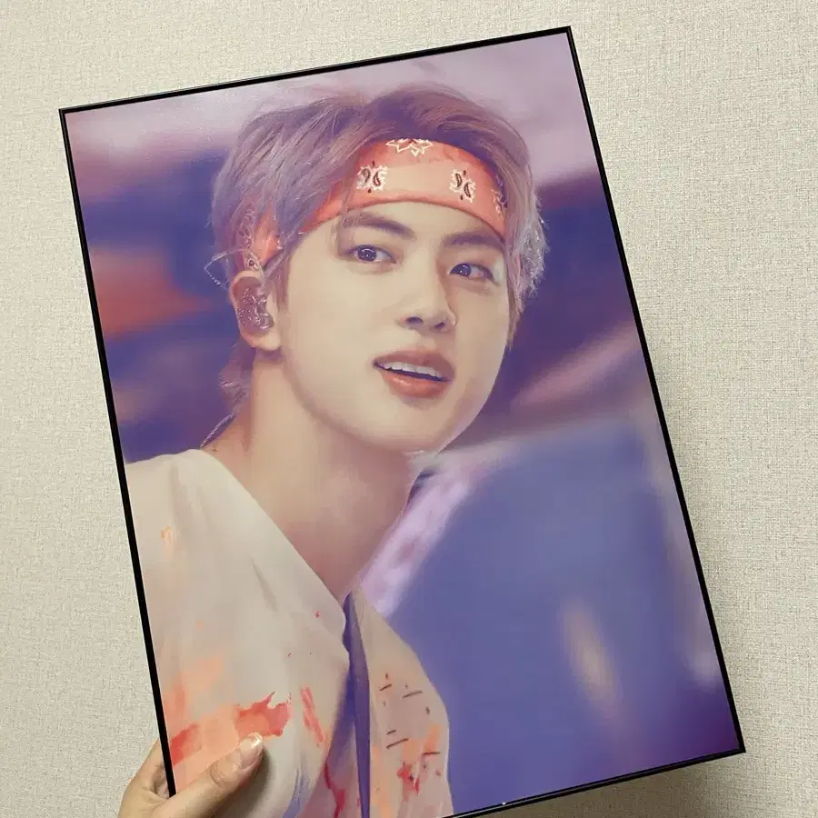 방탄 진 액자