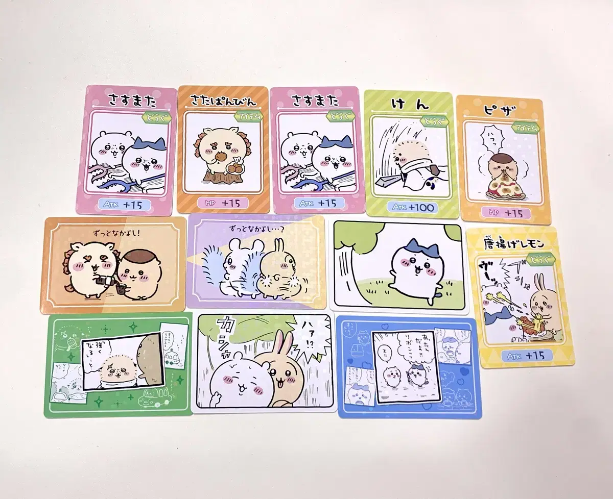 Chiikawa Monjakugi Gummi Cards Set of 12