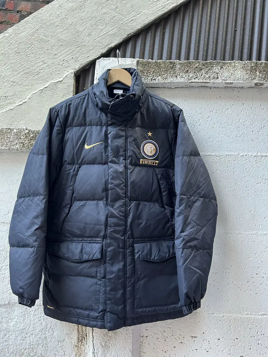 00s Nike x Inter Milan Black Color Vintage Down Puffer Parka 100SIZ