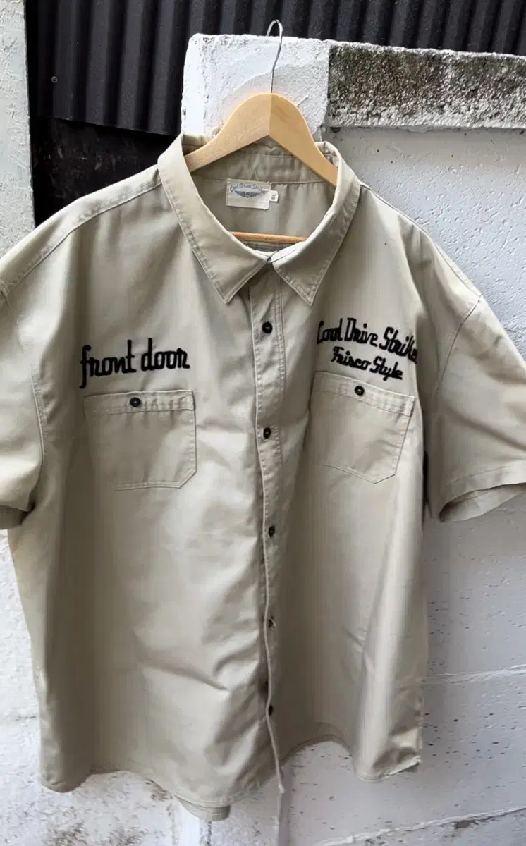 COOL DRIVE STRIKER Chino Rider Vintage Work Half Shirt