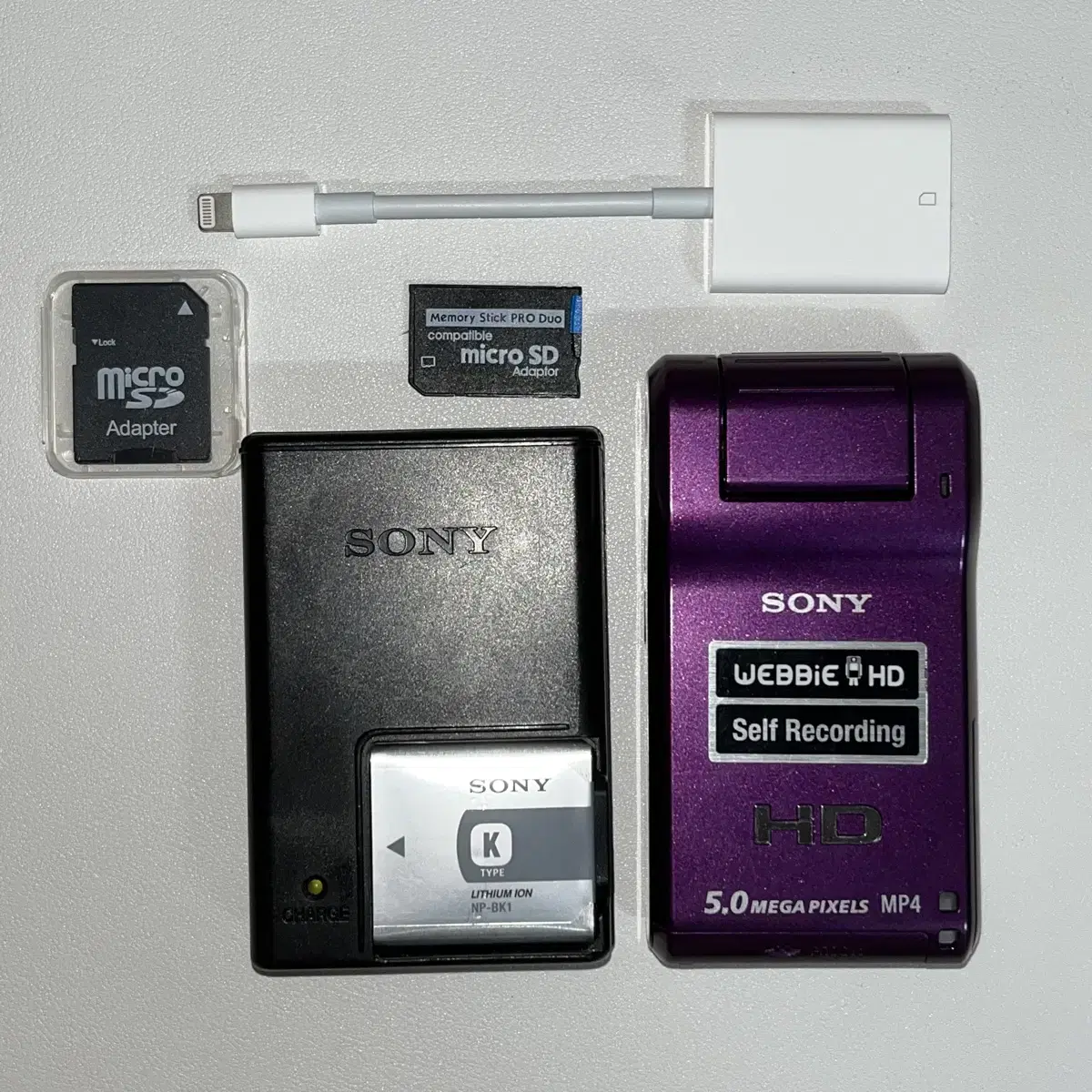 Sony Webbie MHS-PM1 Webbie Camcorder Purple