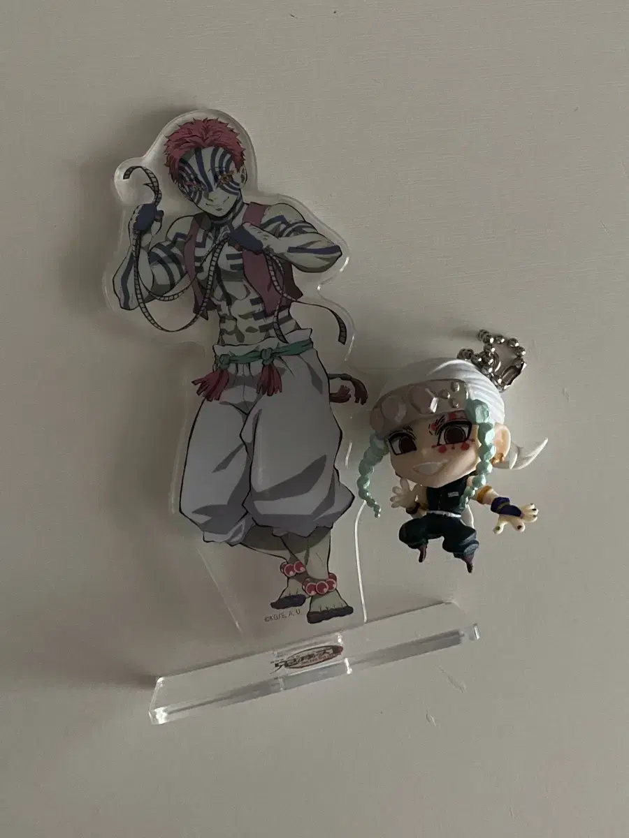 Demon Slayer Akaza acrylic stand Woodz I Tengen Figures keyring wts Sells