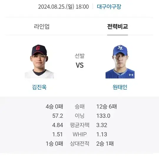 삼성라이온즈 8월25일 티켓 급급 구해요!!