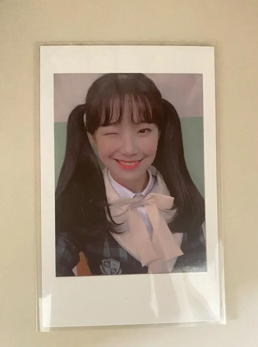 Fromis 9 baek jiheon Twohearted Photo Card photocard Pola