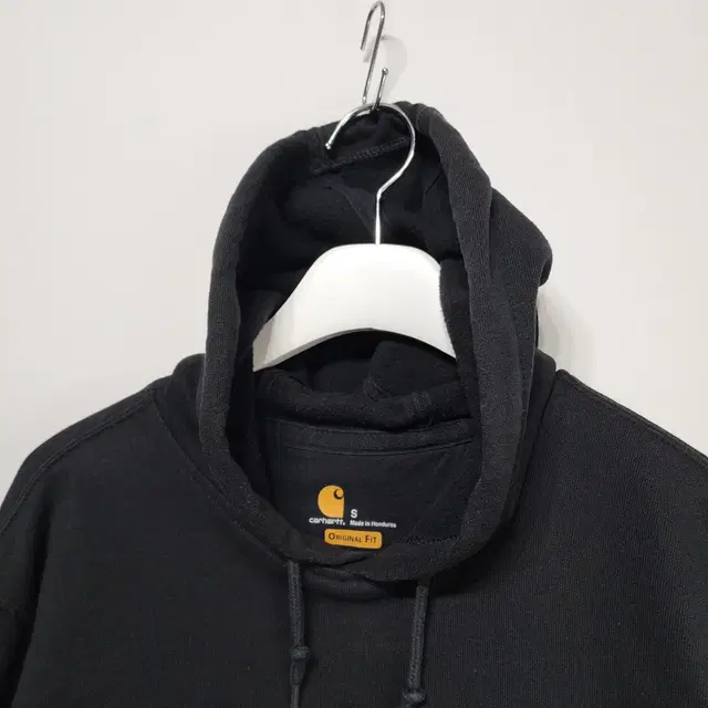 칼하트 CARHARTT 후드 맨투맨 사이드로고티셔츠 블랙 S