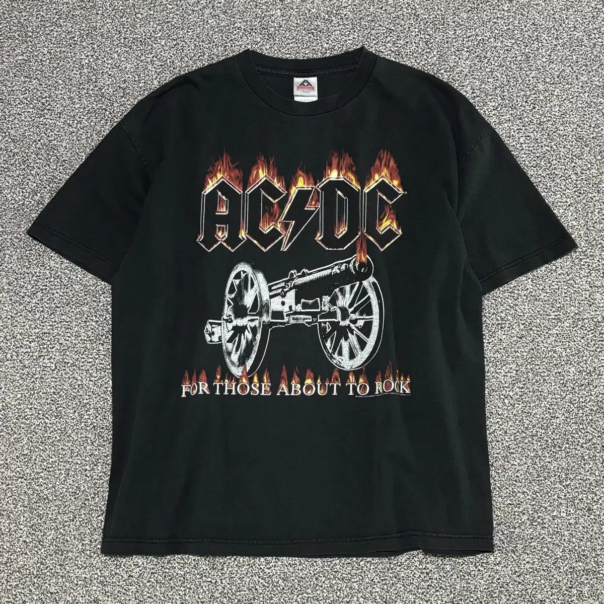 빈티지 ACDC 밴드 티셔츠 XL