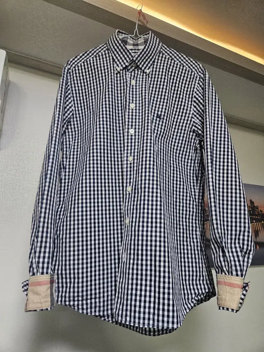 100 Genuine Burberry Brushed Gingham Check Shirt