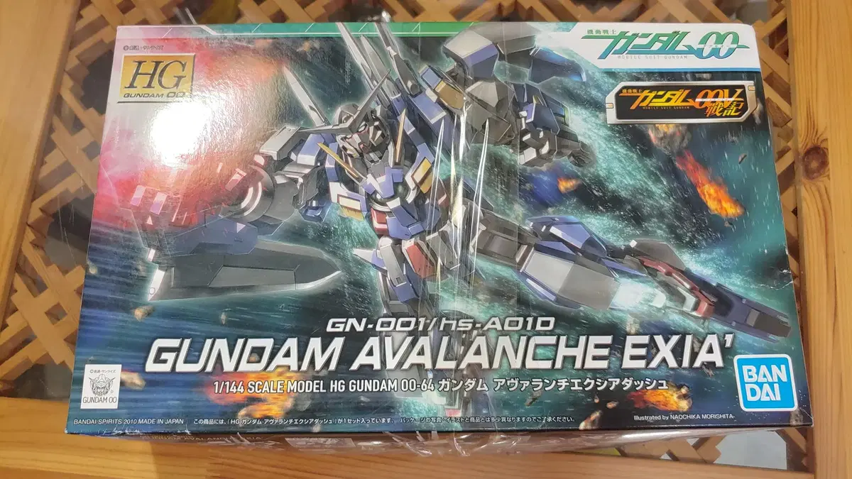 HGUnsealedMinifiguresGundam AvalancheExyDash Double-O Vandai Gunpla