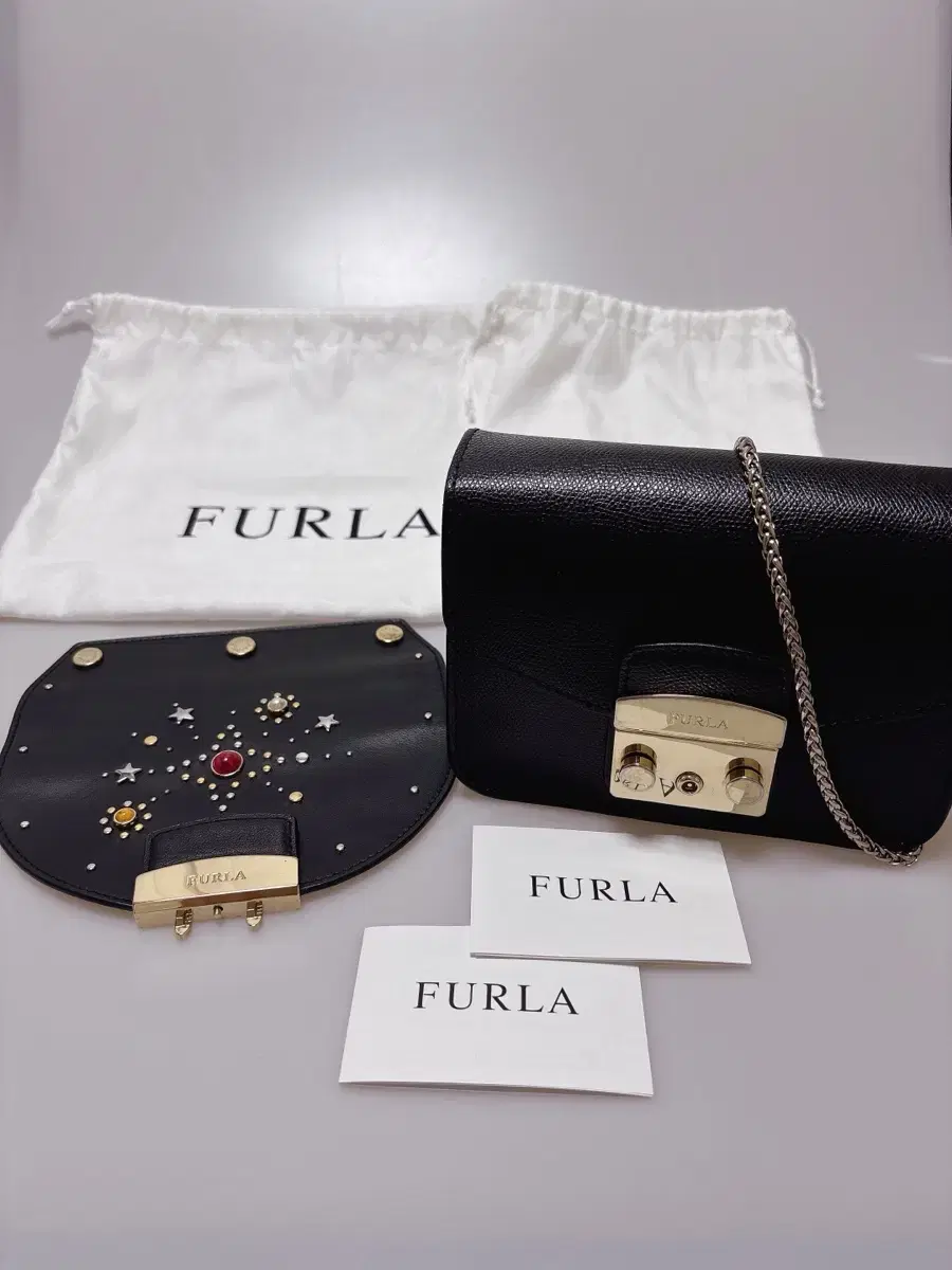 (FURLA) 훌라 메트로폴리스 체인 크로스백