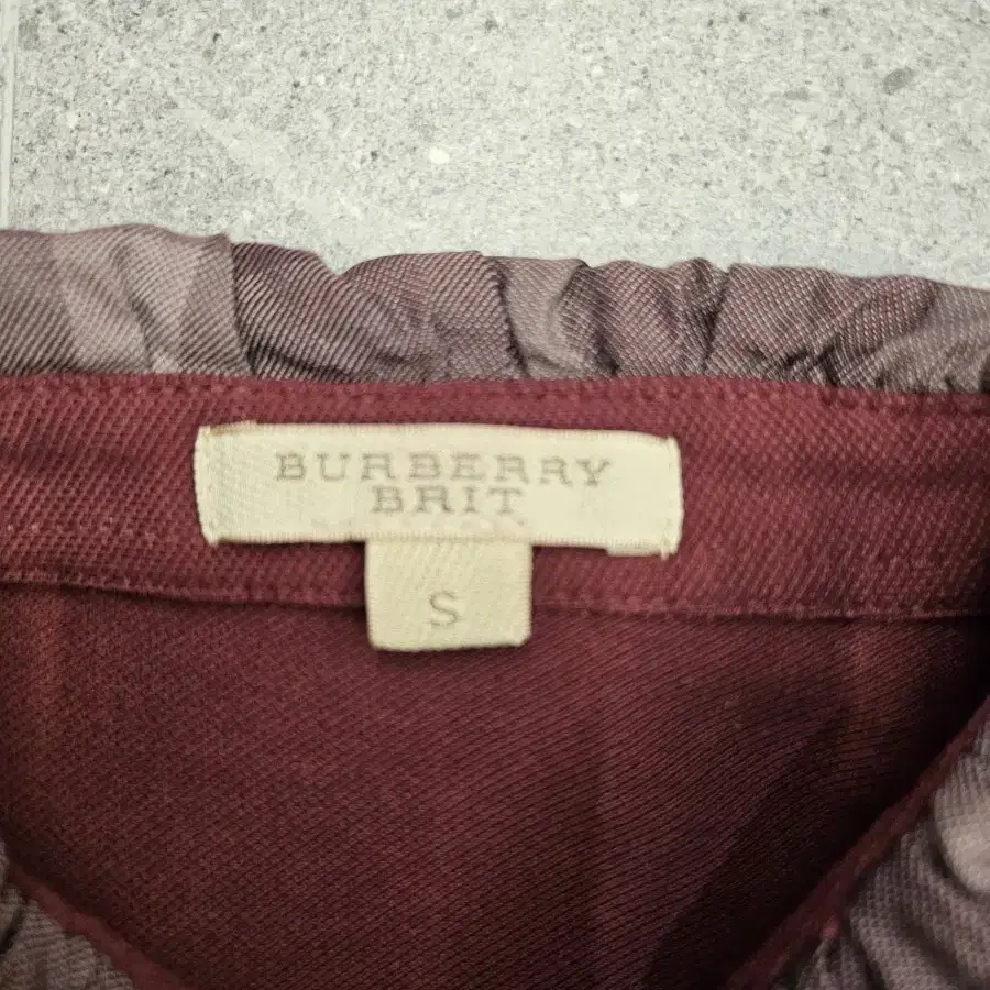 버버리 브릿 BURBERRY BRIT  체크 폴로 셔츠 7부소매