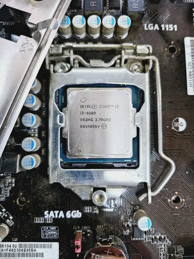 cpu+보드(i3-6100+h110m4)