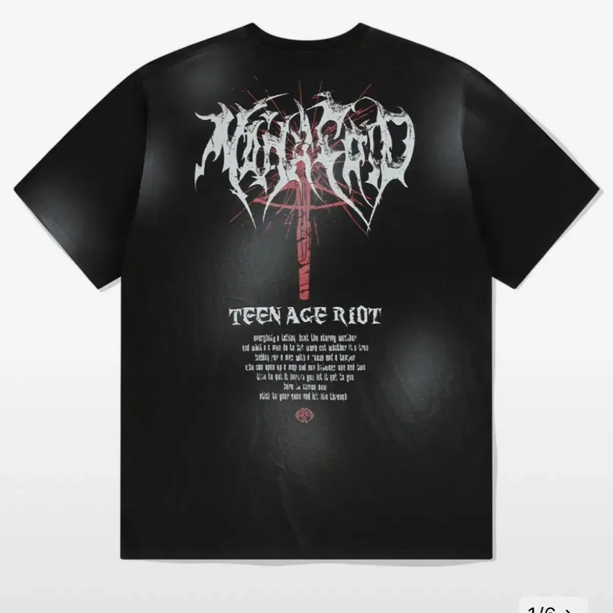 S Mahagrid Vahn TEEN AGE RIOT WASHED TEE