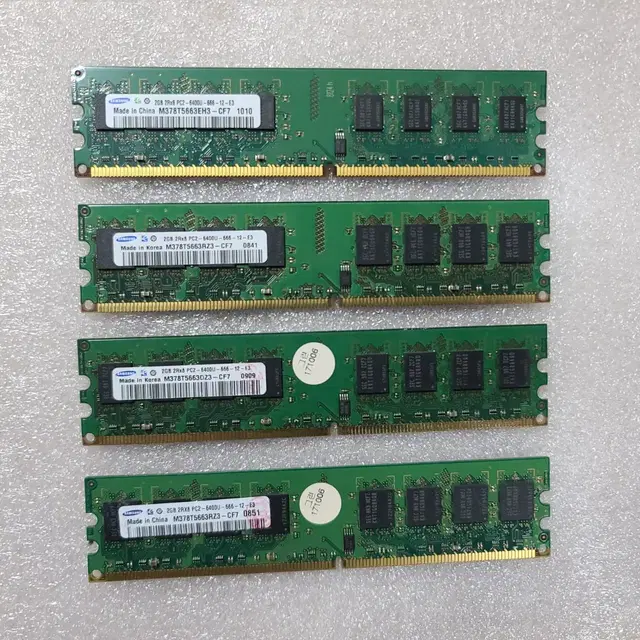 4개,삼성 DDR2 2GB PC2-6400U, 4개