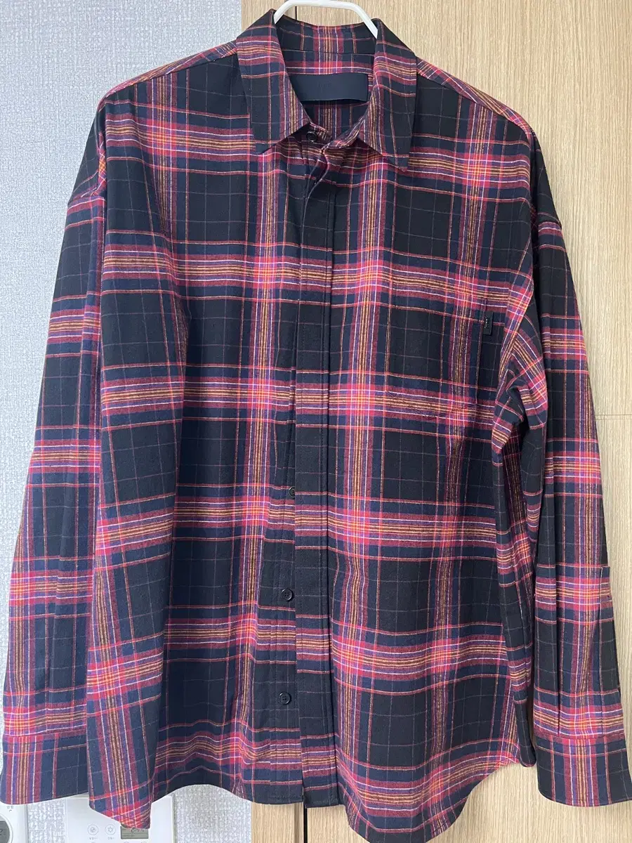 23FW Junji Red Check Shirt 48