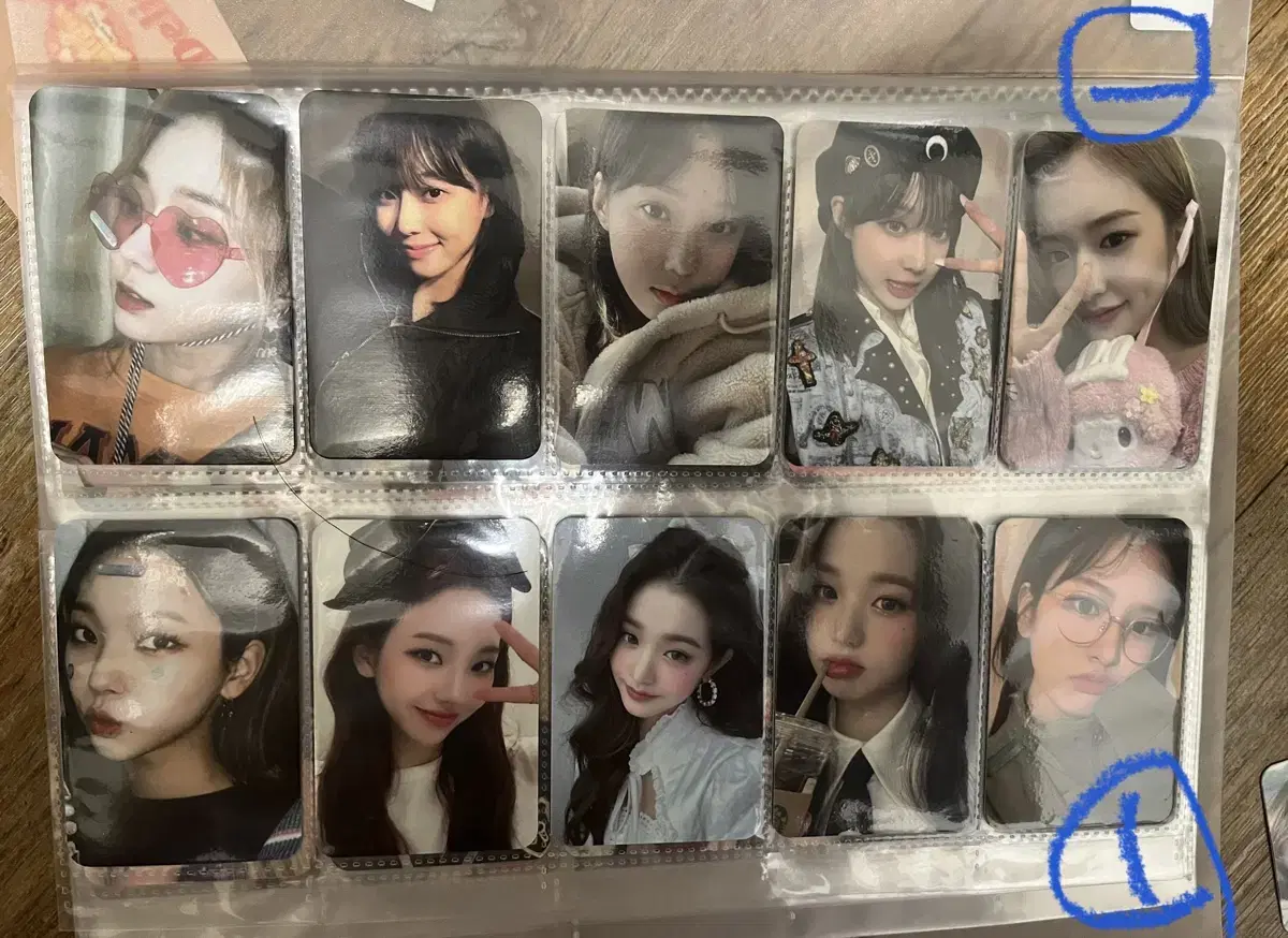 여돌 ive aespa stayc red velvet kep1er scanphotocard