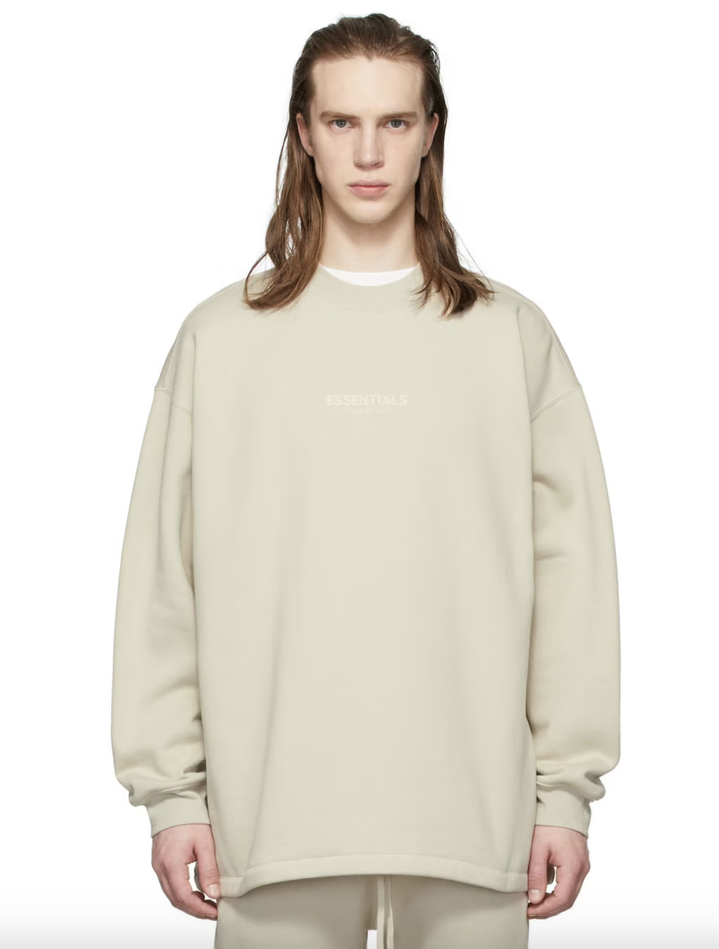 Fear of God P.O. God Essentials Relaxed Fit Crewneck Sweatshirt